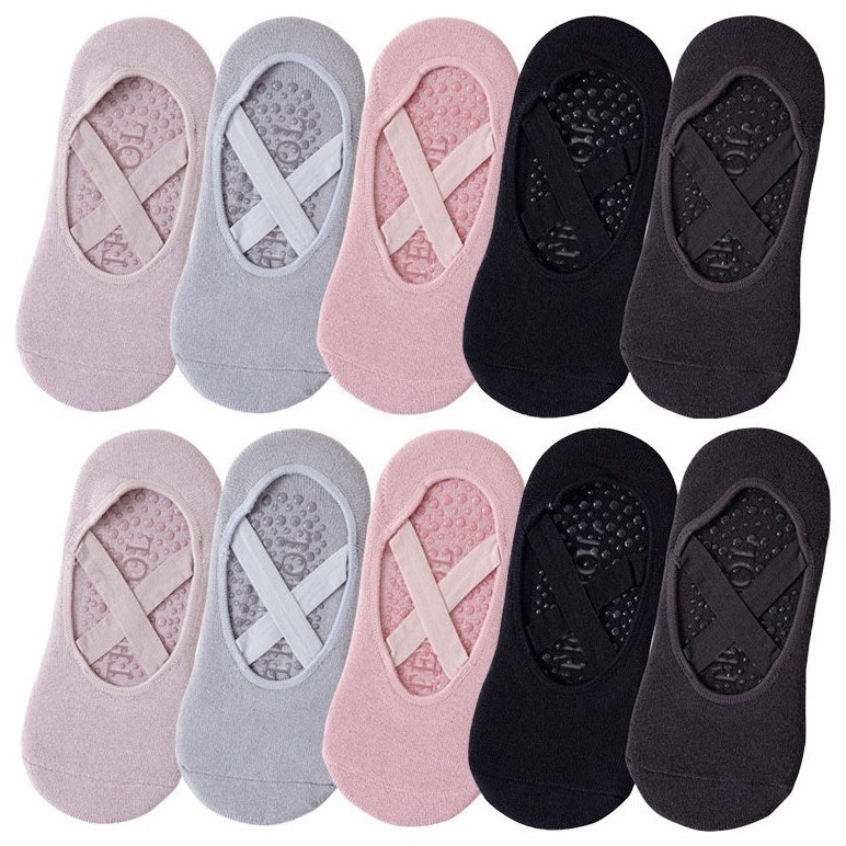 Grip Sock Yoga - 1/3 زوج من جوارب اليوغا النسائية