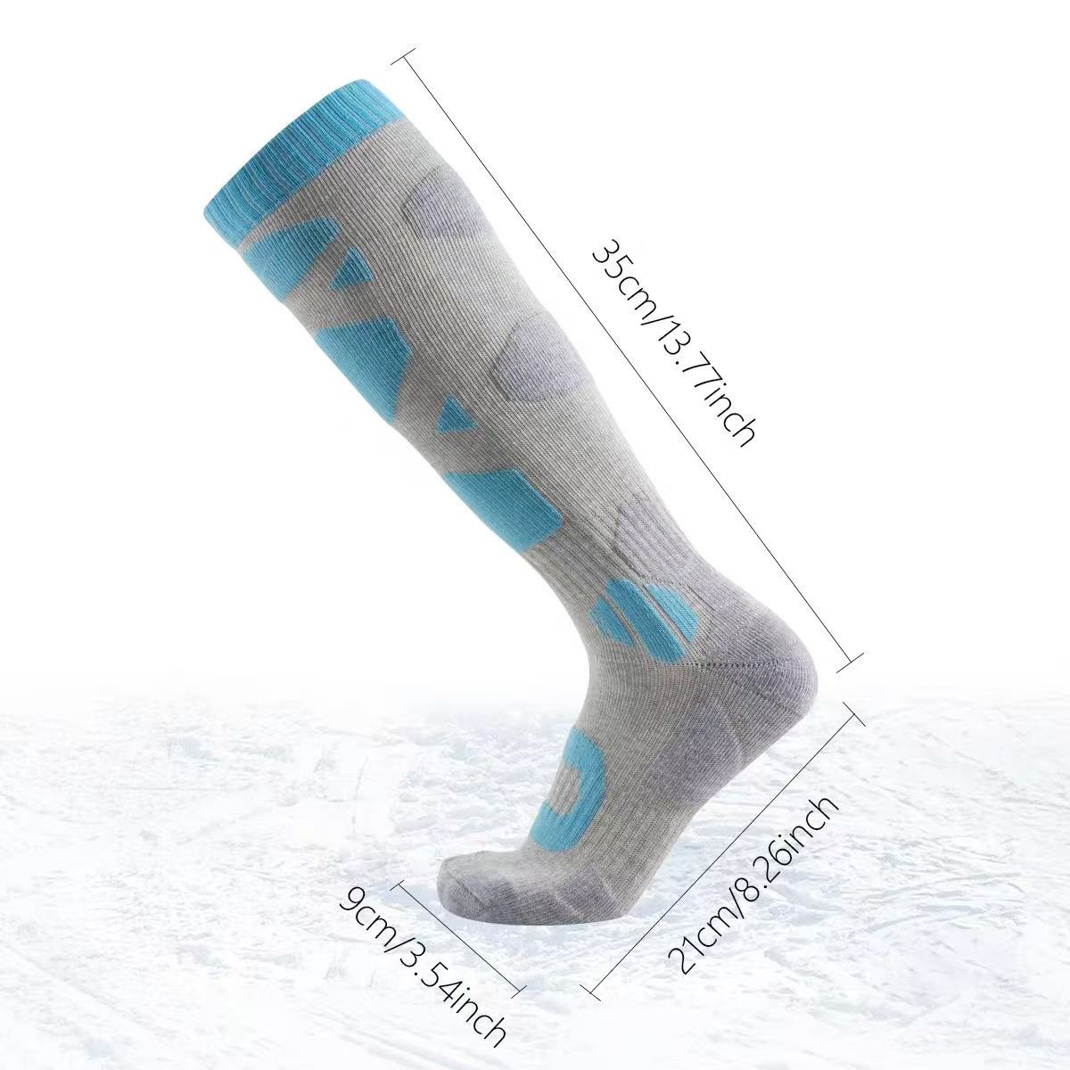 جوارب تزلج شتوية حرارية سميكة  - مراجعة Thermal Sock Winter وسعره