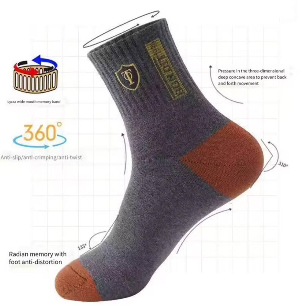 جوارب رجالية حرارية فاخرة، 20  - مراجعة Cotton Crew Sock Pack وسعره