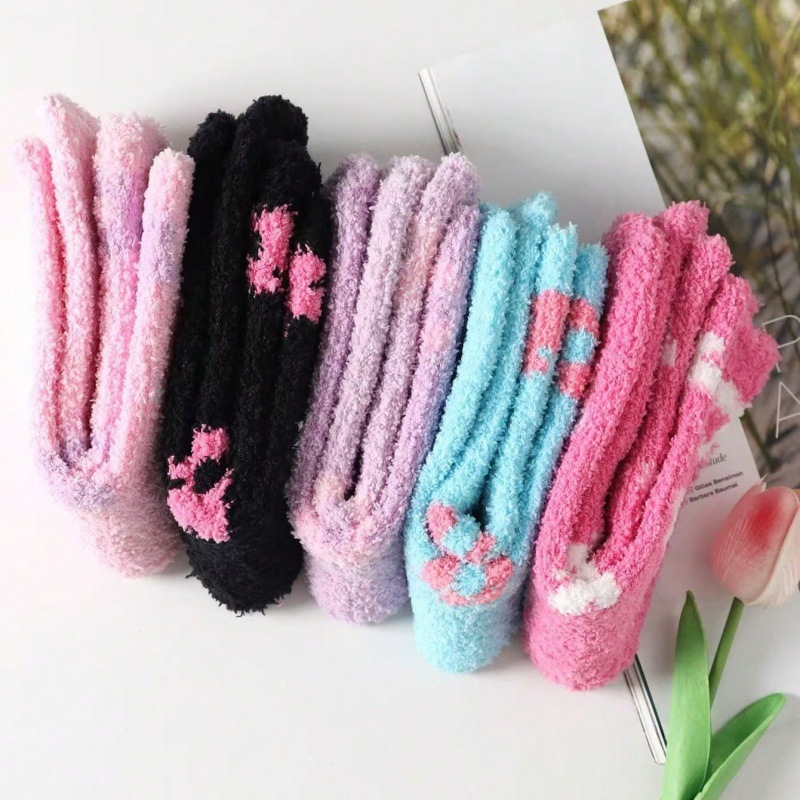 Kawaii لطيف الجوارب الخريف الش - مراجعة Thermal Sock Winter وسعره